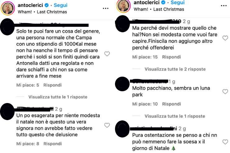 antonella clerici commenti post